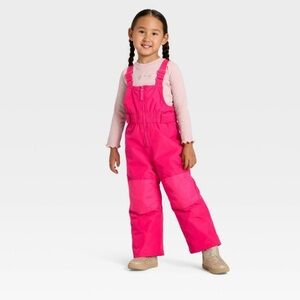 Cat & Jack Vibrant Pink Toddler Snowbib